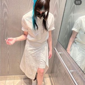 [SOLD] Vintage DKNY White Cotton Dress